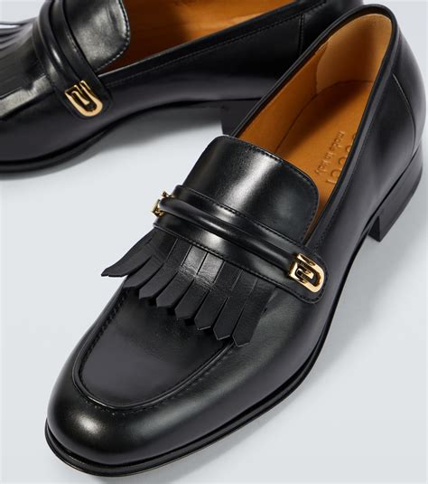 gucci fringe loafers